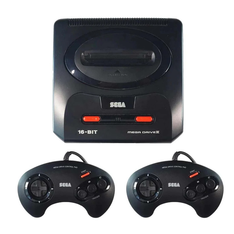 (Pre-Owned) Sega Mega Drive II Console - Black - ريترو